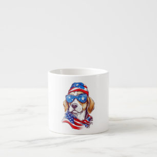 4. Juli Hund Sublimation-66361 Espressotasse