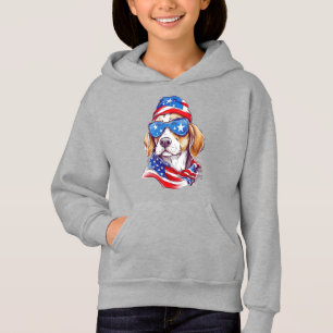 4. Juli Hund Sublimation-66361 Hoodie