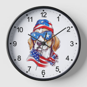 4. Juli Hund Sublimation-66361 Uhr
