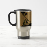 4. Juli Iwo Jima God Bless America Aluminium-Mug