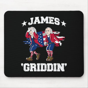 4. Juli James Madison Griddy James Griddin Mousepad
