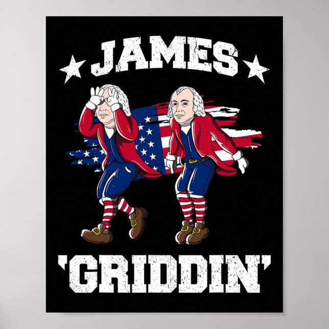 4. Juli James Madison Griddy James Griddin Poster (Vorne)
