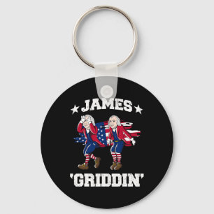 4. Juli James Madison Griddy James Griddin Schlüsselanhänger