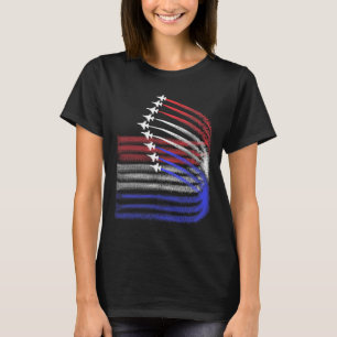 4. Juli Jet American Flag Patriotic USA für mich T-Shirt