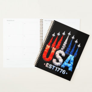 4. Juli-Kampfjets USA Patriotisch Planer