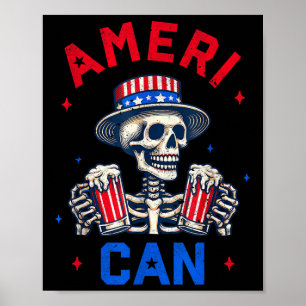 4. Juli kann Ameri trinken Party unabhängig Poster
