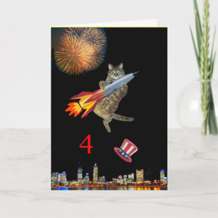 4. Juli Kitty Karte