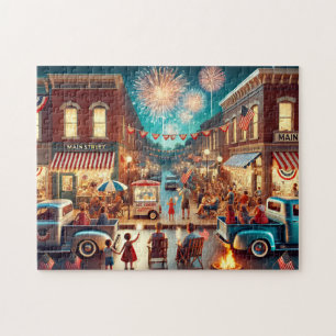4. Juli Kleinstadt Vintage Americana