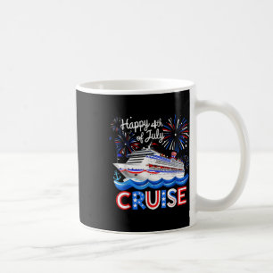4. Juli Kreuzfahrtschiff Feuerwerk USA Patriotisch Kaffeetasse