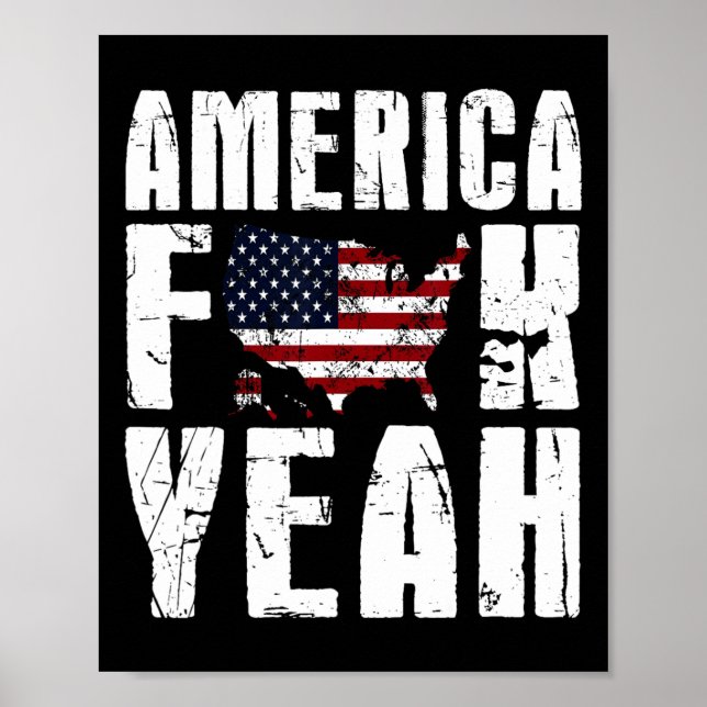 4. Juli Lustig - Amerika Yeah  Poster (Vorne)