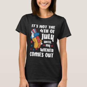 4. Juli Lustiger Wiener, Hot Dog BBQ, beleidigend T-Shirt