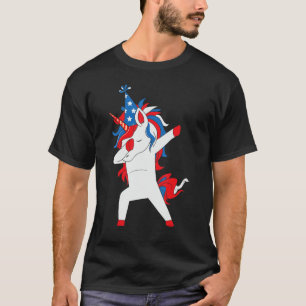 4. Juli Männer Frauen USA Unabhängigkeitstag Rotes T-Shirt