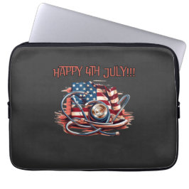 4. Juli, medizinisch, Stethoskop Laptopschutzhülle