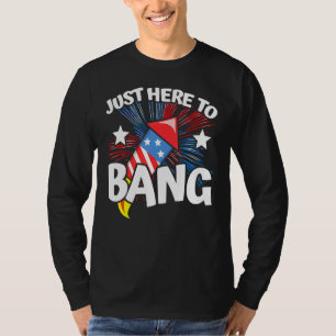 4. Juli Meme Feuerwerk nur hier zu knallen T-Shirt