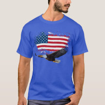 4. Juli Mens Blue T Shirt