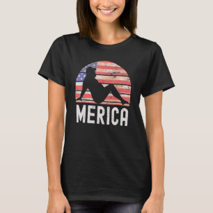 4. Juli Merica Fett Party trinken Erwachsenen Joke T-Shirt