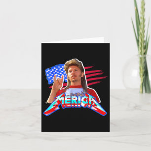 4. Juli Merica Lustig Mit Vintage-Name Joe Lov Karte
