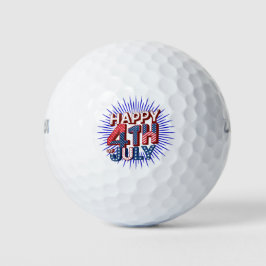 4. Juli mit Patriotic USA Designs feiern Golfball