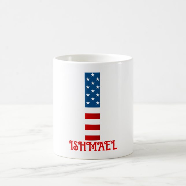 4. Juli Monogramm Personalisierte Kaffee-Tasse Kaffeetasse (Mittel)