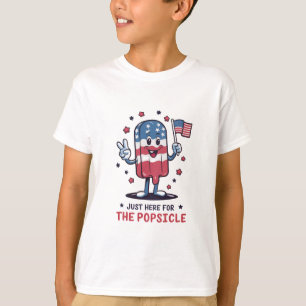 4. Juli Nur hier für die Popsicle Patriotisch T-Shirt