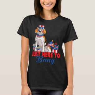 4. Juli nur hier, um mit Niedlichen Patrioten zu s T-Shirt