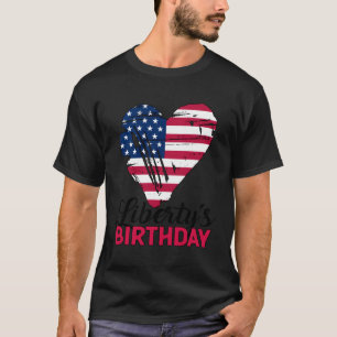 4. Juli Onkel He Patriot America USA Flagge T-Shirt
