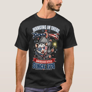 4. Juli Opossum Hängt-dran T-Shirt
