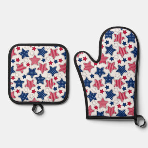 4. Juli Oven Mitt Set