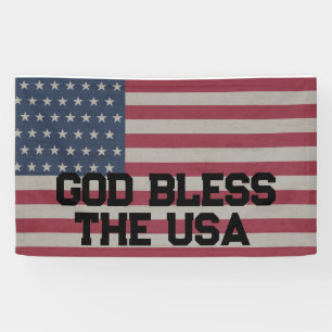 4. JULI PARTY-BANNER GOD BLESS THE USA BANNER