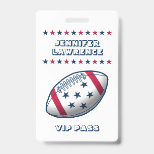 4. Juli Party Baseball Ausweis