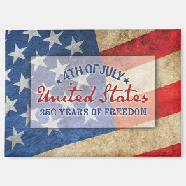 4. Juli Party Geschenk USA 250 Jahr Jubiläum Magnet