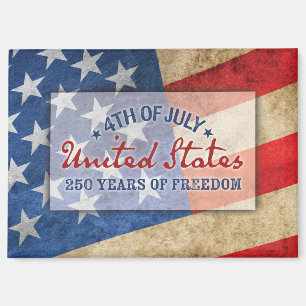 4. Juli Party Geschenk USA 250 Jahr Jubiläum Magnet
