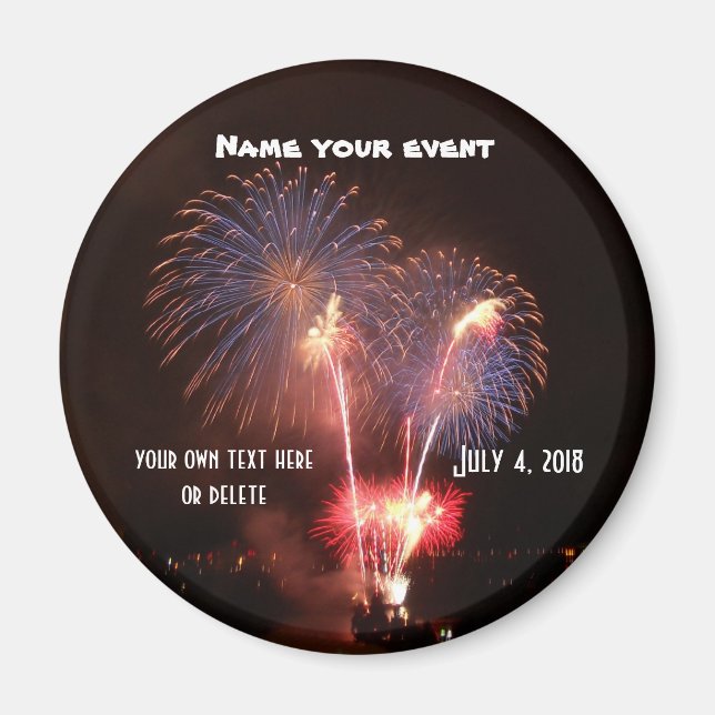 4. Juli Party Magnet (Vorne)