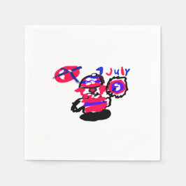 4. Juli-Party Serviette
