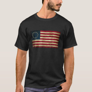 4. Juli Patriotic Betsy Ross Kampf Fahne t shi T-Shirt
