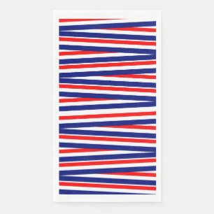 4. Juli Patriotic Paper Gasttuch Serviette