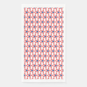 4. Juli Patriotic Paper Gasttuch Serviette