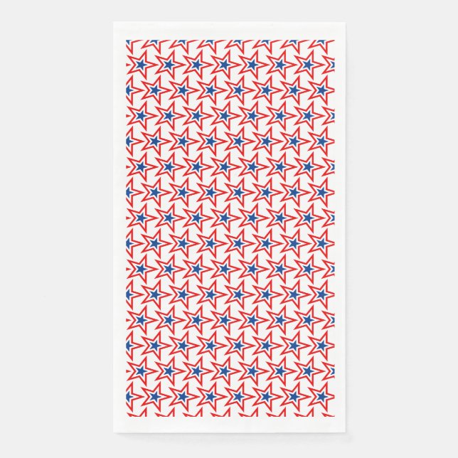 4. Juli Patriotic Paper Gasttuch Serviette (Vorderseite)