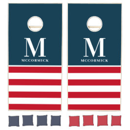 4. Juli Patriotic Red White Blue Familienname