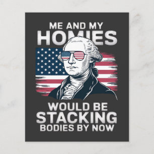 4. Juli patriotisch amerikanisch Flyer