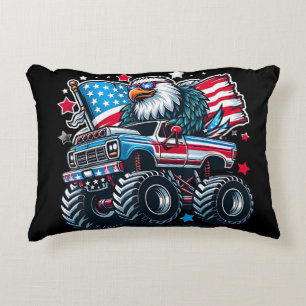4. Juli Patriotische amerikanische Flagge Adler US Dekokissen