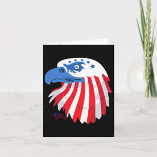 4. Juli - Patriotische Hemden - Amerikanische Flag Karte
