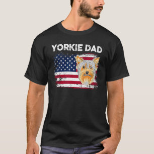 4. Juli Patriotische Hunde Mama Vater US-amerikani T-Shirt