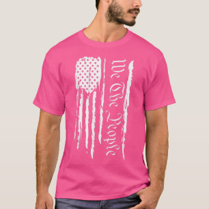 4. Juli Patriotische Männer Frauen USA Flagge  T-Shirt