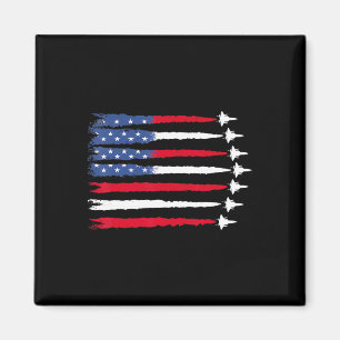 4. Juli Patriotische Rot-Weiß-Blau-Flagge der USA Magnet