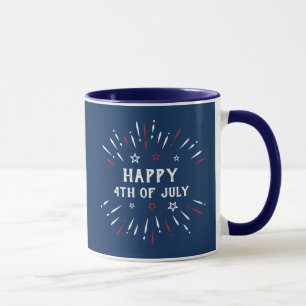 4. Juli: Patriotische Unabhängigkeit Amerikas Tasse