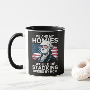 4. Juli Patriotischer Amerikaner Tasse