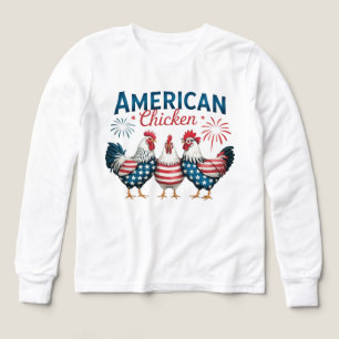 4. Juli Patriotischer Amerikanischer Hahn-62987 T-