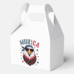 4. Juli Patriotischer Lustiger Adler USA Geschenkschachtel