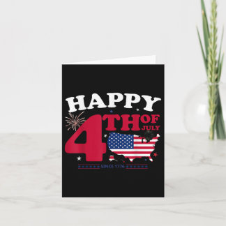 4. Juli Patriotischer Tag der amerikanischen Unabh Karte